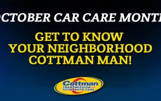 Fall Car Care Month - Cottman Man - Cottman Transmission and Total Auto Care