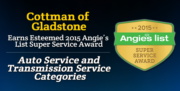 Cottman of Gladstone, MO - Angie's List Super Service Award 2015 Winner