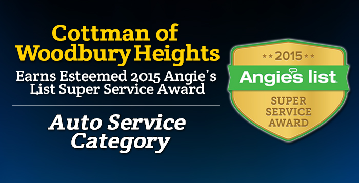 Cottman Woodbury Heights, NJ - Angie's List Super Service Award 2015 Winner